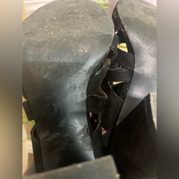 Limelight Black Strappy Heels - Picture 13 of 13